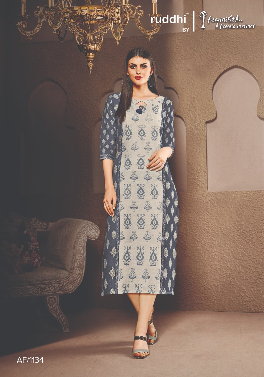 Superior By Feminista 1131 To 1137 Series Beautiful Colorful Stylish Fancy Casual Wear & Ethnic Wear & Ready To Wear Organic Cotton (khadi) Printed Kurtis At Wholesale Price