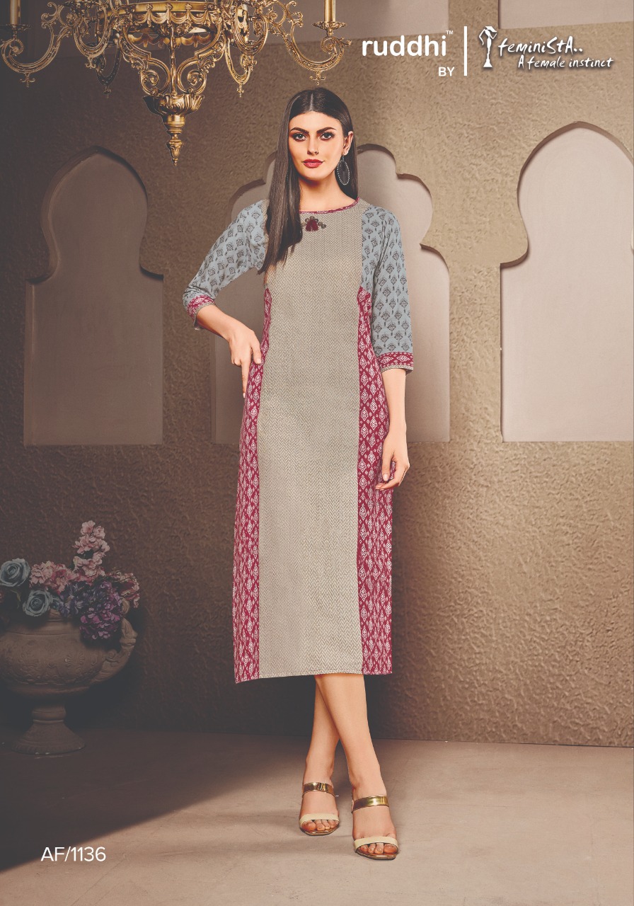Superior By Feminista 1131 To 1137 Series Beautiful Colorful Stylish Fancy Casual Wear & Ethnic Wear & Ready To Wear Organic Cotton (khadi) Printed Kurtis At Wholesale Price