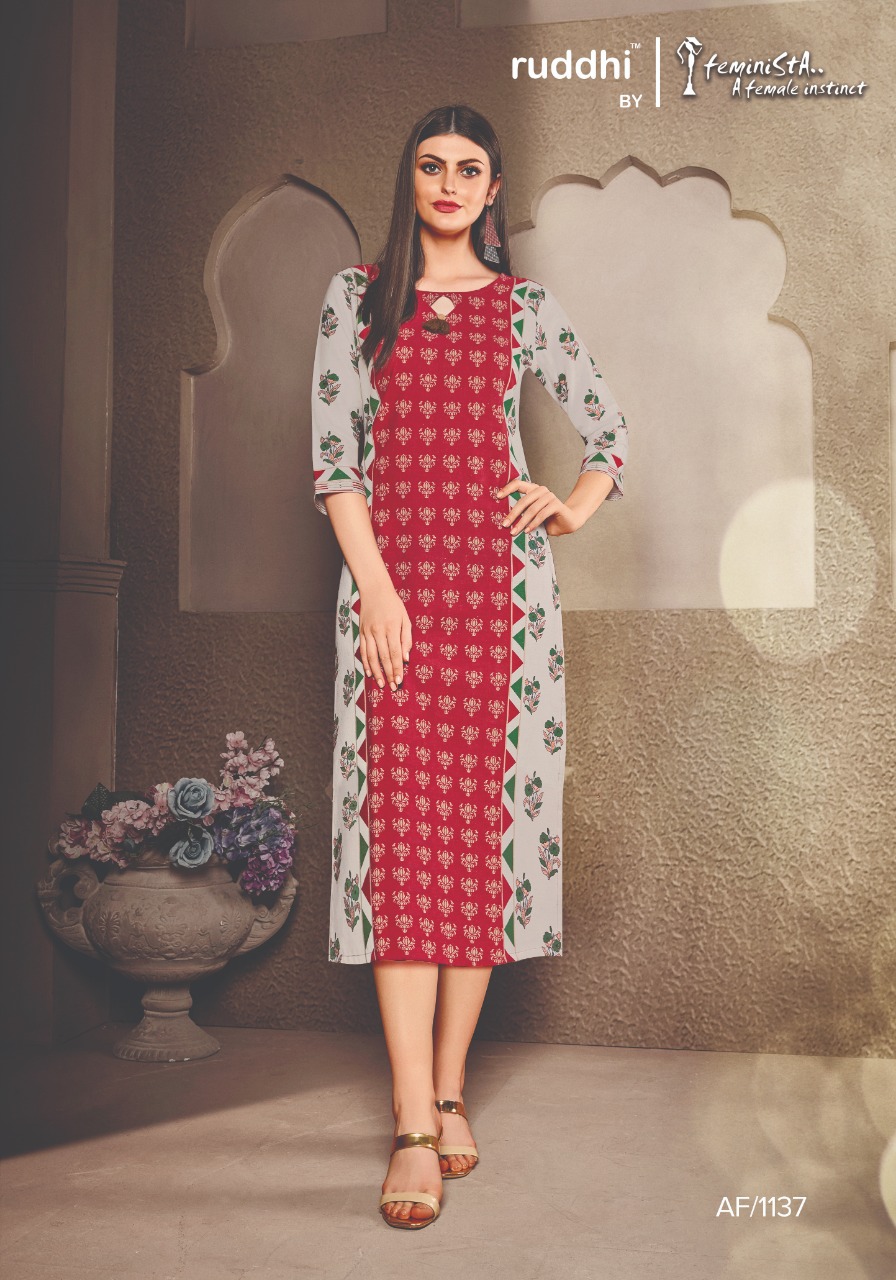Superior By Feminista 1131 To 1137 Series Beautiful Colorful Stylish Fancy Casual Wear & Ethnic Wear & Ready To Wear Organic Cotton (khadi) Printed Kurtis At Wholesale Price