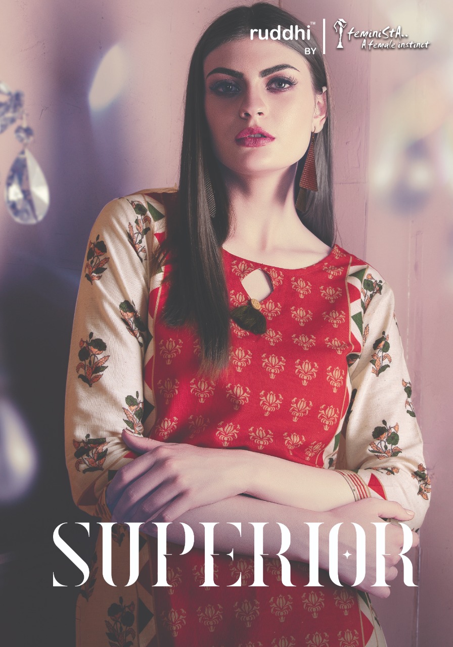 Superior By Feminista 1131 To 1137 Series Beautiful Colorful Stylish Fancy Casual Wear & Ethnic Wear & Ready To Wear Organic Cotton (khadi) Printed Kurtis At Wholesale Price