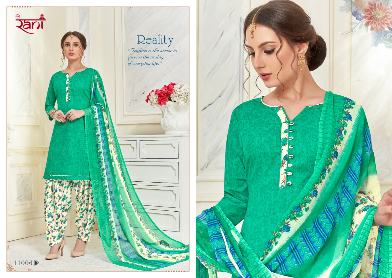 Surprise Vol-11 By Rani Fashion 11001 To 11015 Series Designer Patiyala Suits Beautiful Fancy Stylish Colorful Party Wear & Occasional Wear Semi Lawn Printed Dresses At Wholesale Price