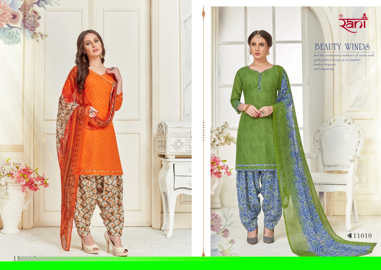 Surprise Vol-11 By Rani Fashion 11001 To 11015 Series Designer Patiyala Suits Beautiful Fancy Stylish Colorful Party Wear & Occasional Wear Semi Lawn Printed Dresses At Wholesale Price