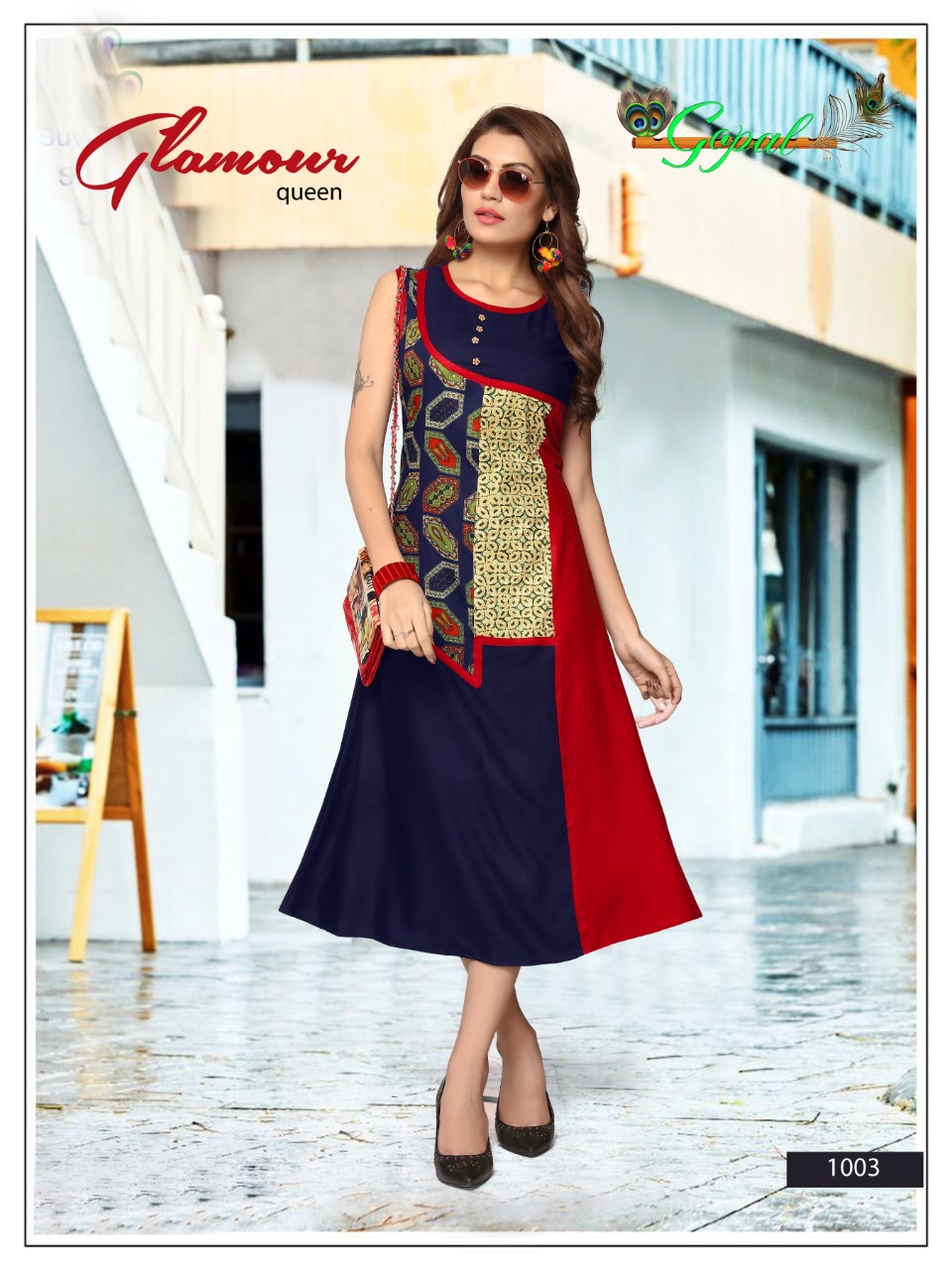 Swag Vol-2 By Gopal 1001 To 1008 Series Beautiful Colorful Stylish Fancy Casual Wear & Ethnic Wear & Ready To Wear Heavy Rayon Printed Kurtis At Wholesale Price
