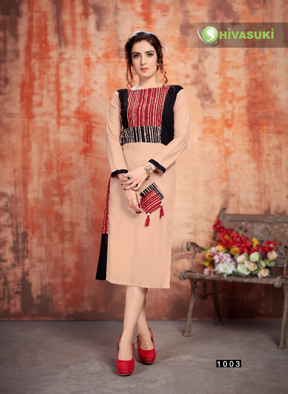 Swara Vol-1 By Shivasuki 1001 To 1008 Series Stylish Colorful Fancy Beautiful Casual Wear & Ethnic Wear Rayon Printed Kurtis At Wholesale Price