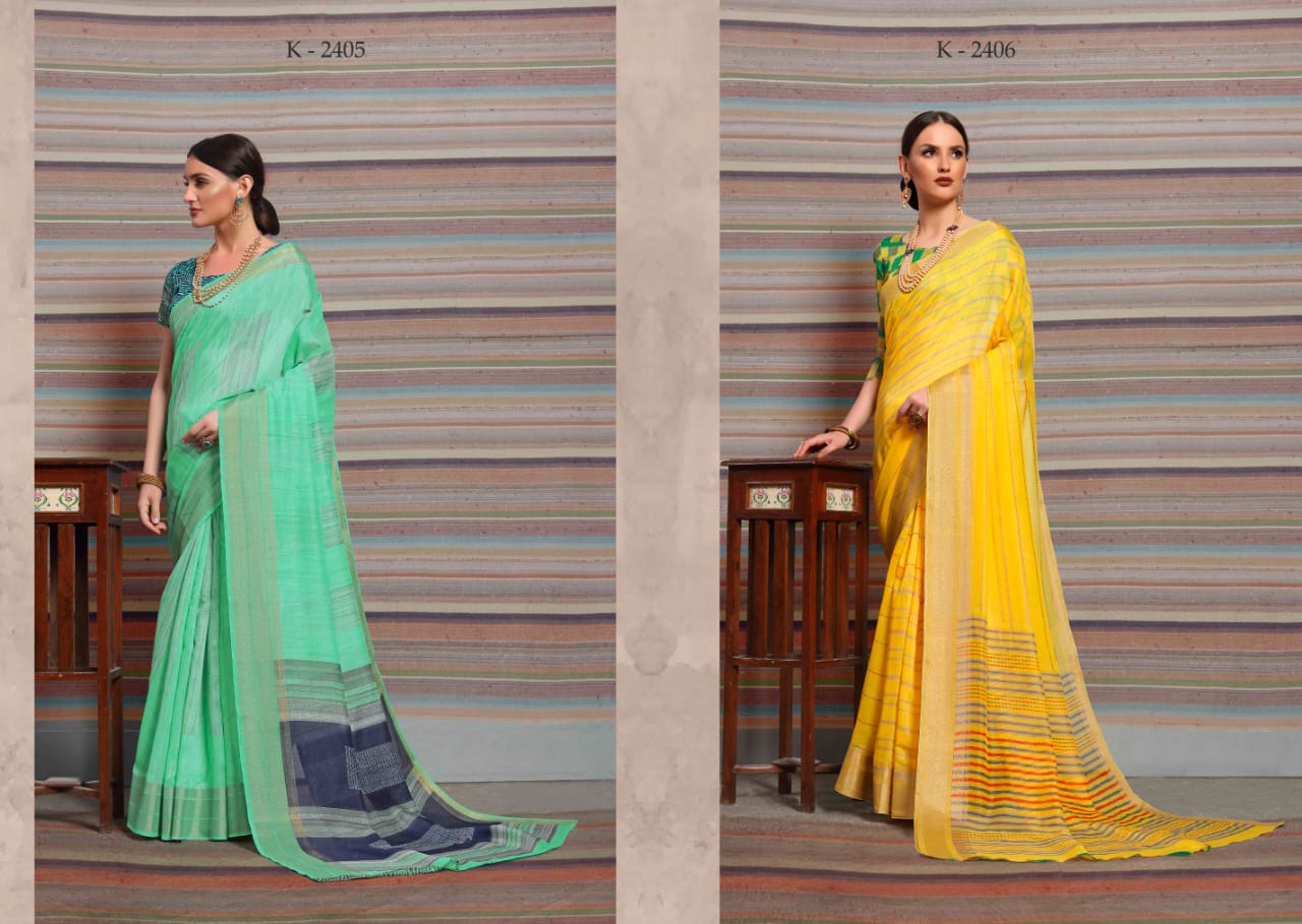 Swara By Sva 2401 To 2412 Series Indian Traditional Wear Collection Beautiful Stylish Fancy Colorful Party Wear & Occasional Wear Fancy Cotton Sarees At Wholesale Price