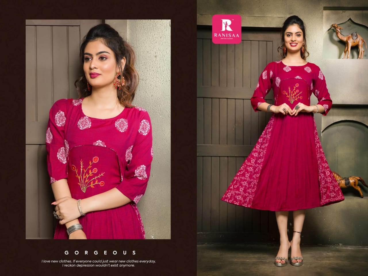 Swarupaa Vol-5 By Ranisa 01 To 08 Series Beautiful Colorful Stylish Fancy Casual Wear & Ethnic Wear & Ready To Wear Cross Tone Rayon Heavy Kurtis At Wholesale Price
