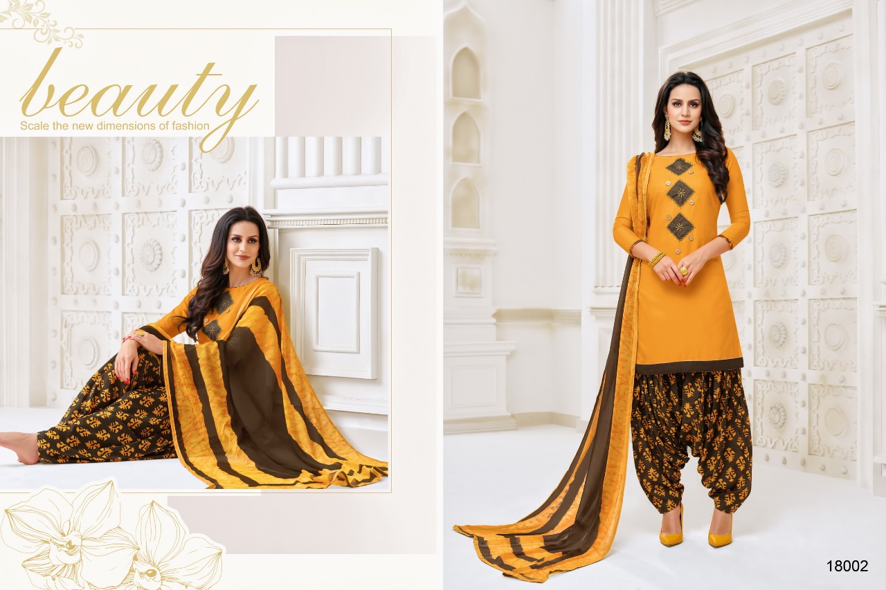 Swiggy By Kapil Tex 18001 To 18012 Series Designer Patiyala Suits Collection Beautiful Stylish Fancy Colorful Party Wear & Ethnic Wear Slub Pattern With Cut Past Work Dresses At Wholesale Price