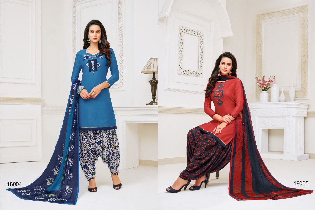Swiggy By Kapil Tex 18001 To 18012 Series Designer Patiyala Suits Collection Beautiful Stylish Fancy Colorful Party Wear & Ethnic Wear Slub Pattern With Cut Past Work Dresses At Wholesale Price