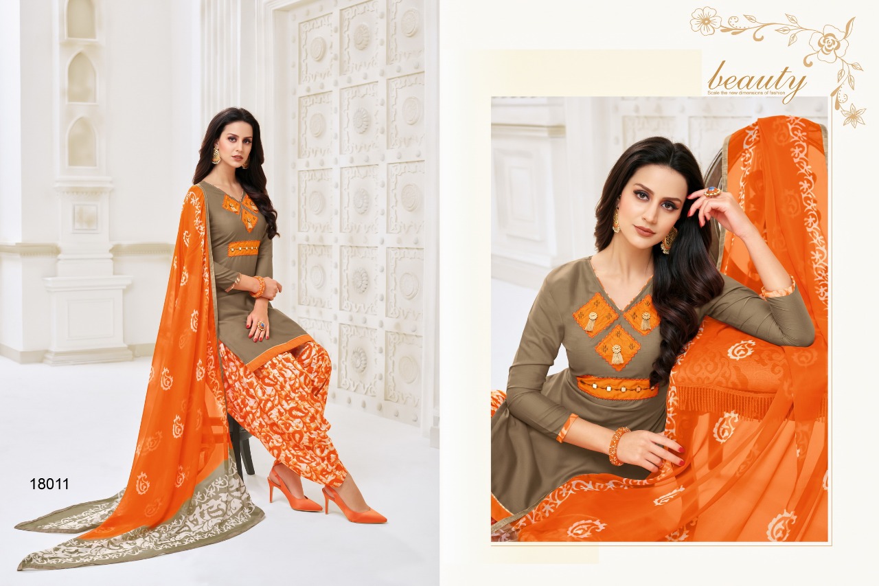 Swiggy By Kapil Tex 18001 To 18012 Series Designer Patiyala Suits Collection Beautiful Stylish Fancy Colorful Party Wear & Ethnic Wear Slub Pattern With Cut Past Work Dresses At Wholesale Price
