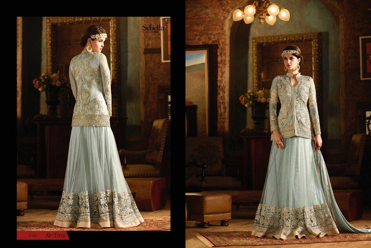 Sybella S-60 Series Nx By Sybella Creations Designer Beautiful Wedding Collection Occasional Wear & Party Wear Heavy Net Embroidered Dresses At Wholesale Price