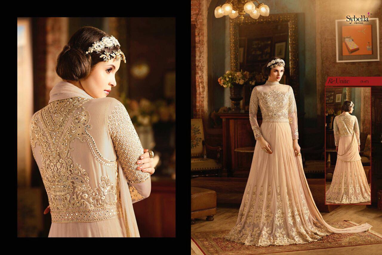 Sybella S-60 Series Nx By Sybella Creations Designer Beautiful Wedding Collection Occasional Wear & Party Wear Heavy Net Embroidered Dresses At Wholesale Price