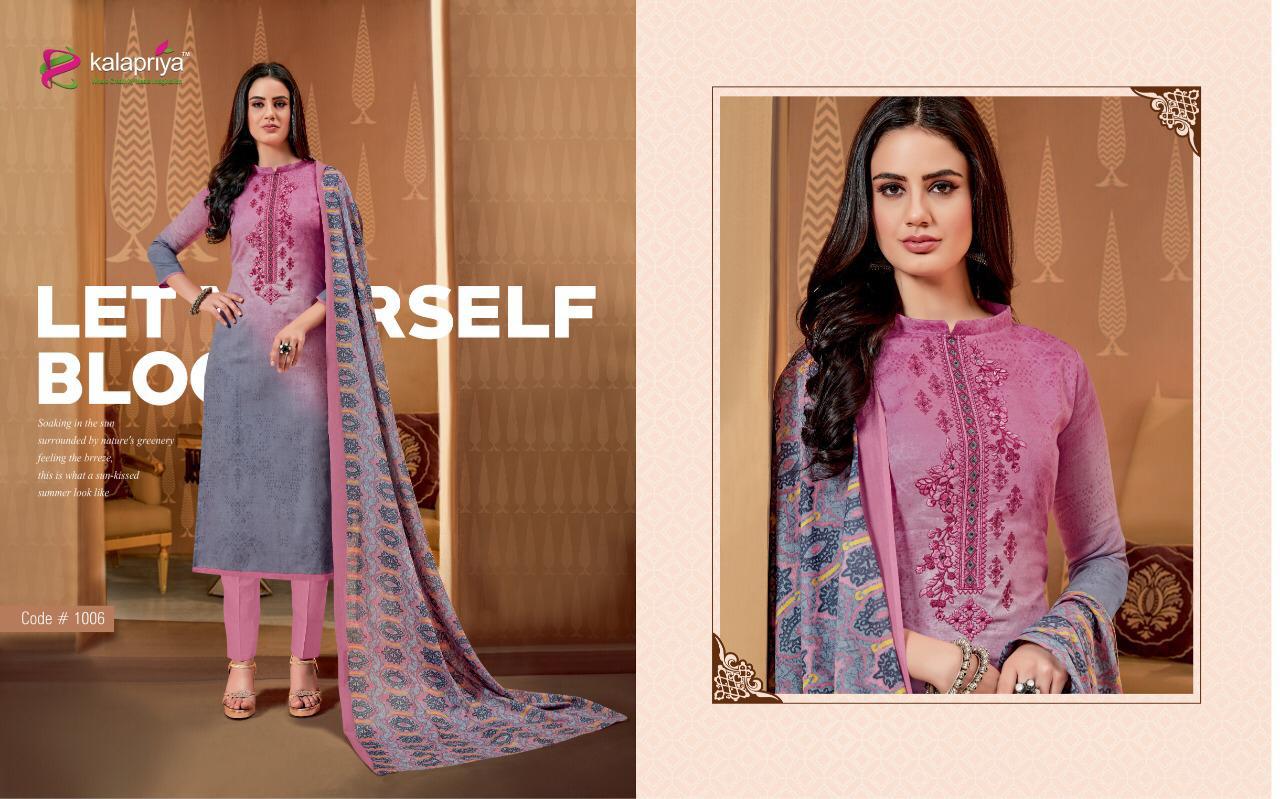 Taimur Vol-1 By Kalapriya 1001 To 1007 Series Designer Suits Beautiful Stylish Fancy Colorful Party Wear & Ethnic Wear Pure Original Heavy Satin Silk Digital Print Dresses At Wholesale Price