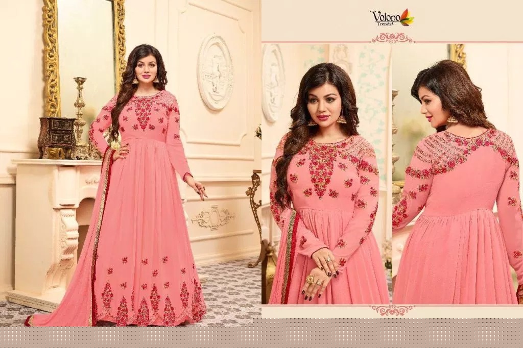 Takia Vol-1 Nx By Volono Trendz 1003 To 1006 Series Designer Beautiful Fancy Colorful Stylish Party Wear & Occasional Wear Faux Georgette Embroidered Dresses At Wholesale Price