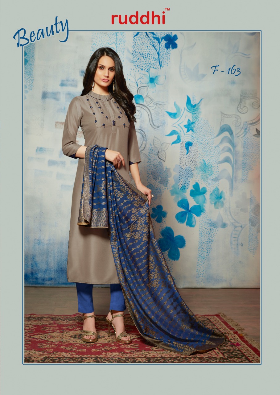 Tamanna By Feminista 161 To 165 Series Beautiful Stylish Fancy Colorful Casual Wear & Ethnic Wear & Ready To Wear Viscose Muslin With Handwwork Kurtis With Dupatta At Wholesale Price