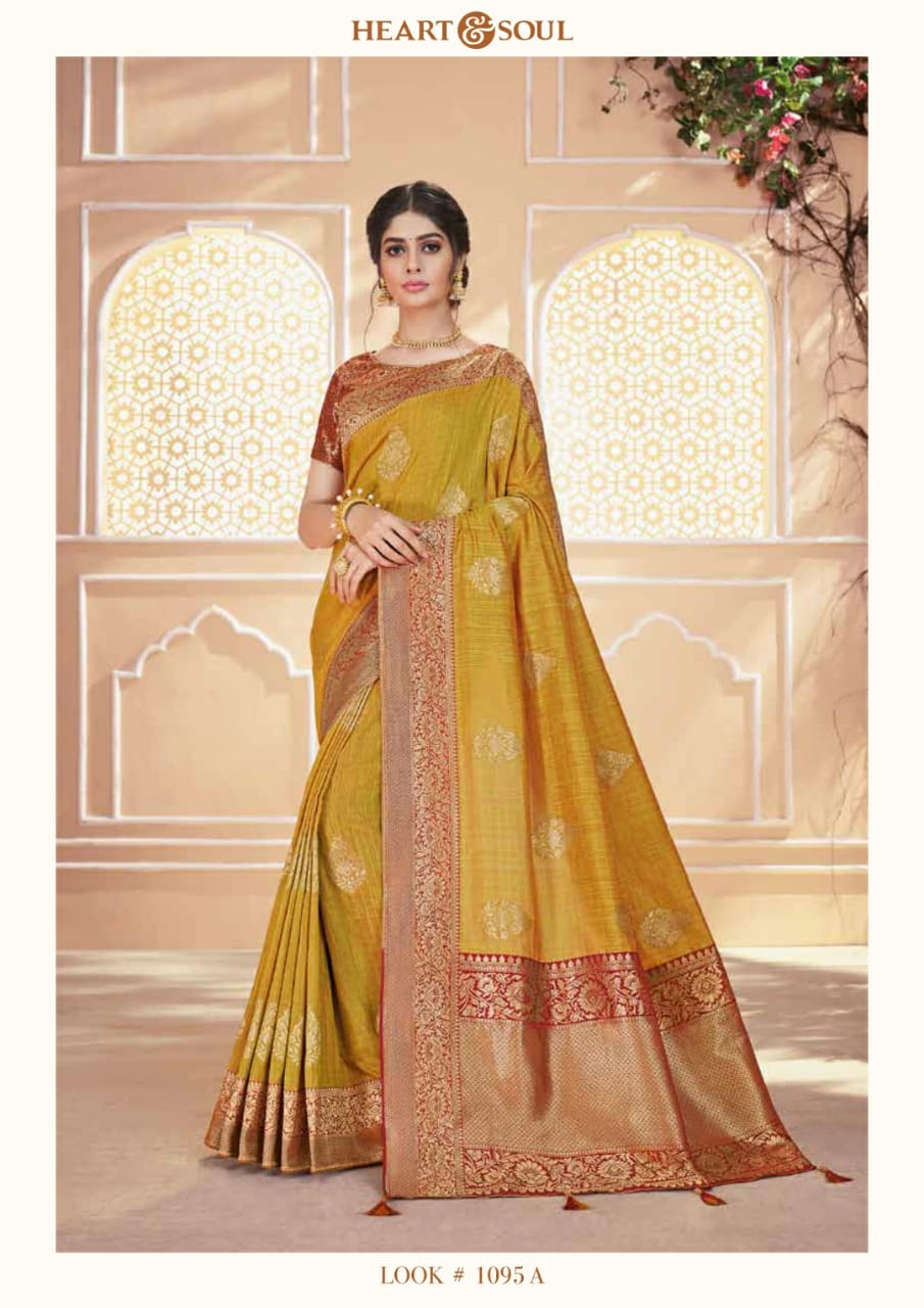 Tanaaz By Heart & Soul Indian Traditional Wear Collection Beautiful Stylish Fancy Colorful Party Wear & Occasional Wear Fancy Sarees At Wholesale Price