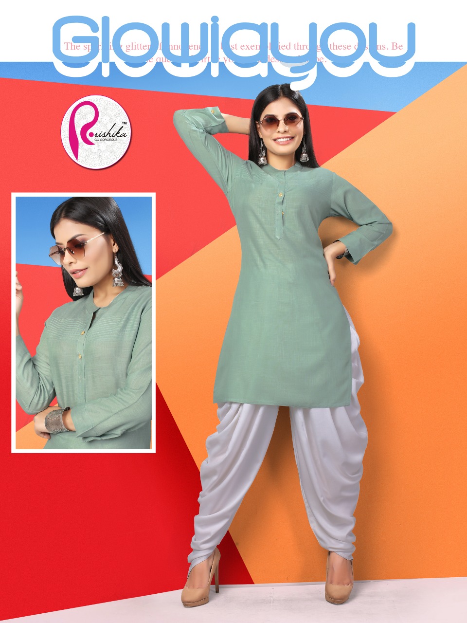 Tanishk By Rishika 1011 To 1010 Series Stylish Fancy Colorful Collection Casual Wear & Ethnic Wear Rayon Slub Kurtis At Wholesale Price