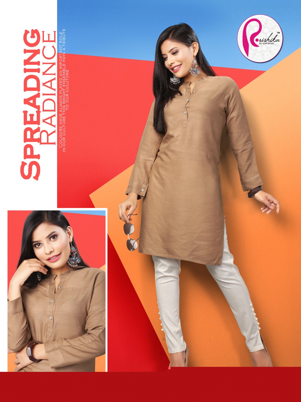 Tanishk By Rishika 1011 To 1010 Series Stylish Fancy Colorful Collection Casual Wear & Ethnic Wear Rayon Slub Kurtis At Wholesale Price