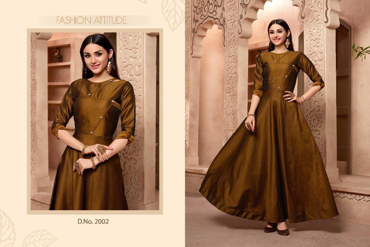 Tanmaya Vol-2 By T S Fashion 2001 To 2004 Series Beautiful Colorful Stylish Fancy Casual Wear & Ethnic Wear & Ready To Wear Pure Tapeta Satin Printed Kurtis At Wholesale Price