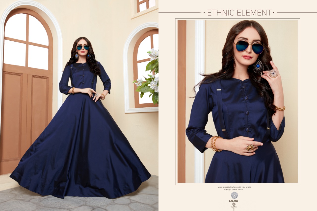 Tanmaya By T S Fashion 1001 To 1004 Series Beautiful Colorful Stylish Fancy Casual Wear & Ethnic Wear & Ready To Wear Pure Tapeta Satin Printed Kurtis At Wholesale Price