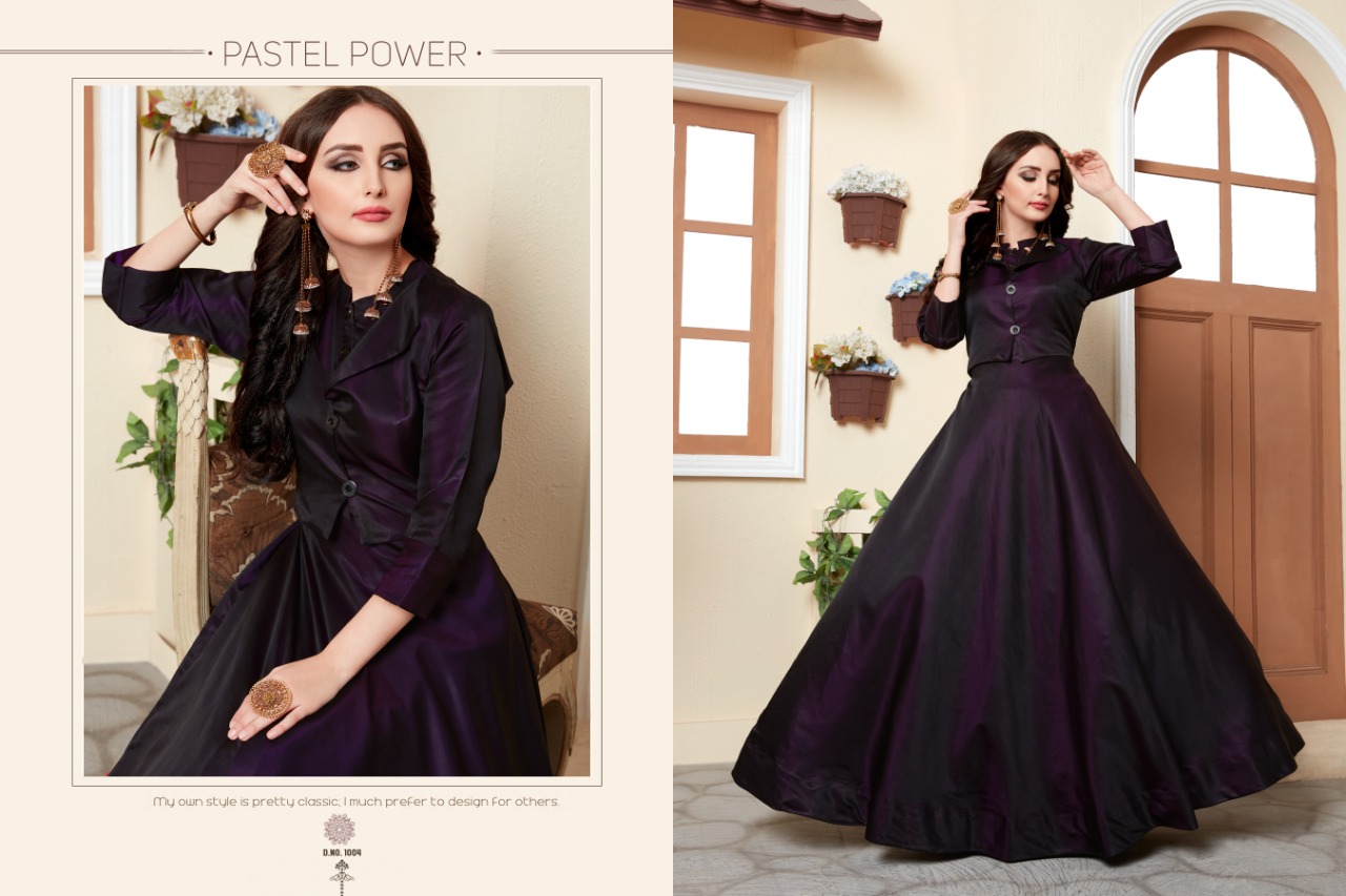Tanmaya By T S Fashion 1001 To 1004 Series Beautiful Colorful Stylish Fancy Casual Wear & Ethnic Wear & Ready To Wear Pure Tapeta Satin Printed Kurtis At Wholesale Price