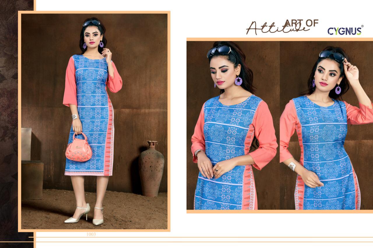 Tannu Vol-2 By Cygnus 01 To 08 Series Beautiful Stylish Colorful Fancy Party Wear & Ethnic Wear & Ready To Wear Rayon Printed Kurtis At Wholesale Price