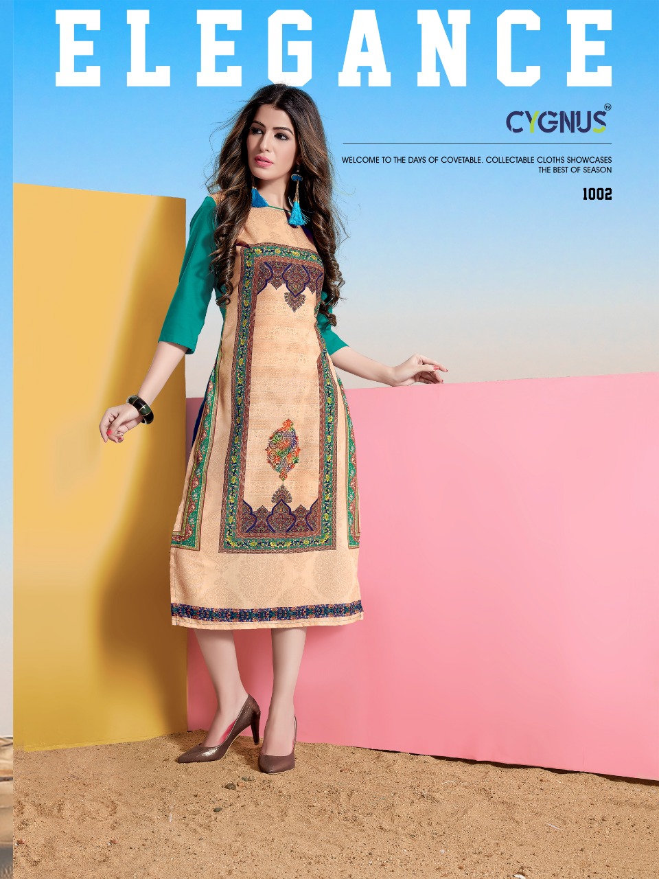 Tannu By Cygnus 1001 To 1008 Series Beautiful Colorful Stylish Fancy Casual Wear & Ethnic Wear & Ready To Wear Heavy Rayon Printed Kurtis At Wholesale Price