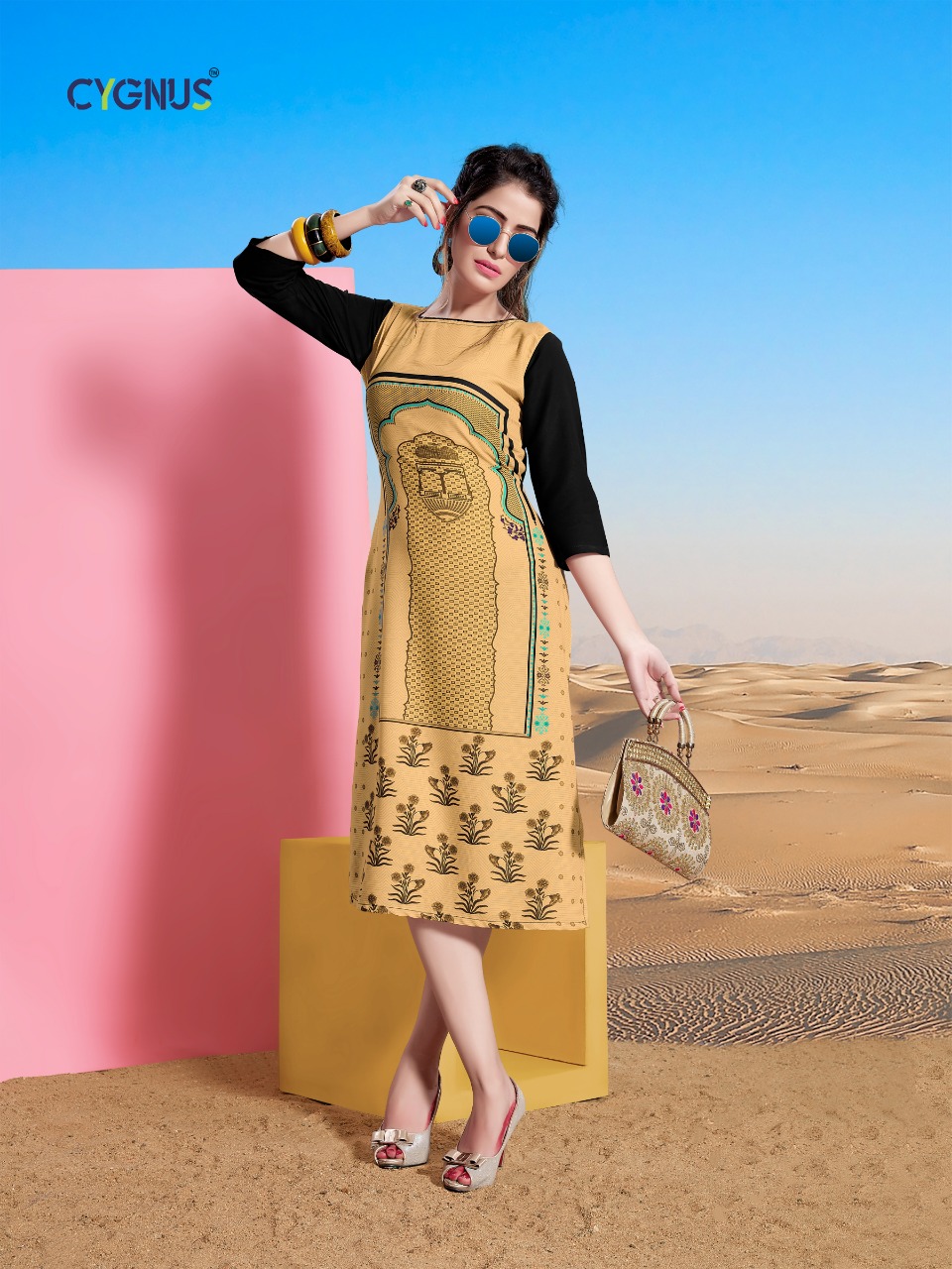 Tannu By Cygnus 1001 To 1008 Series Beautiful Colorful Stylish Fancy Casual Wear & Ethnic Wear & Ready To Wear Heavy Rayon Printed Kurtis At Wholesale Price