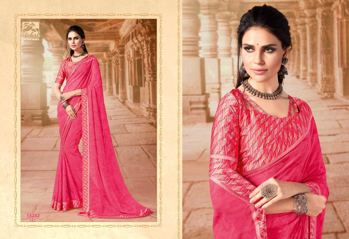 Tassel By Vishal Prints 15228 To 15245 Series Indian Traditional Wear Collection Beautiful Stylish Fancy Colorful Party Wear & Occasional Wear Fancy Sarees At Wholesale Price