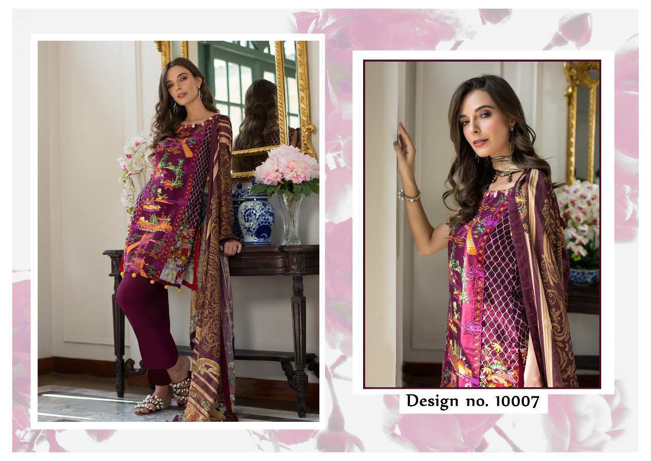 Tawakkal Vol-2 By Fashid Wholesale 10001 To 10010 Series Beautiful Pakistani Stylish Fancy Colorful Casual Wear & Ethnic Wear Cotton Printed Dresses At Wholesale Price