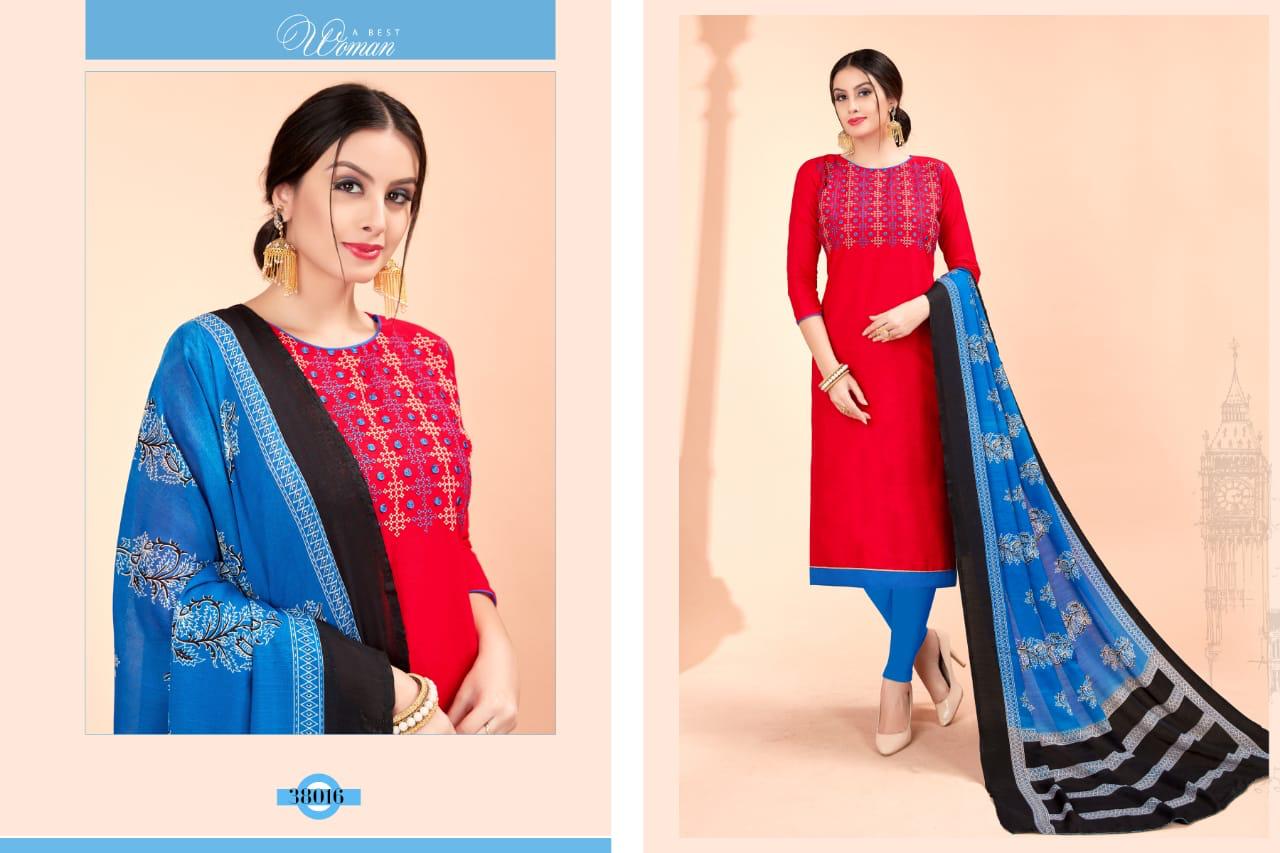 Tazeeb Vol-38 By Best Choice 38013 To 38024 Series Designer Suits Collection Beautiful Stylish Colorful Fancy Party Wear & Occasional Wear Slub Cotton Embroidered Dresses At Wholesale Price