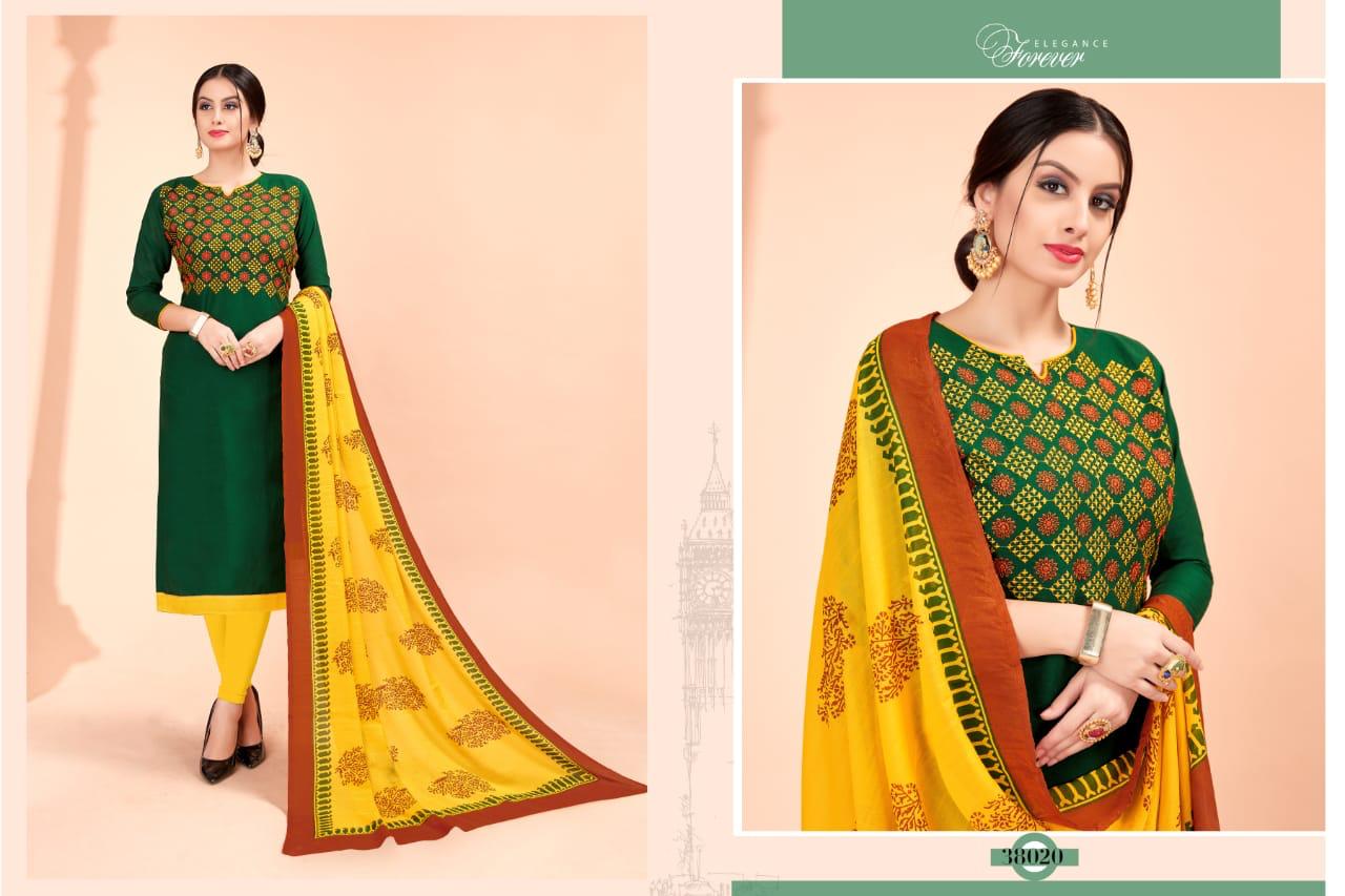 Tazeeb Vol-38 By Best Choice 38013 To 38024 Series Designer Suits Collection Beautiful Stylish Colorful Fancy Party Wear & Occasional Wear Slub Cotton Embroidered Dresses At Wholesale Price