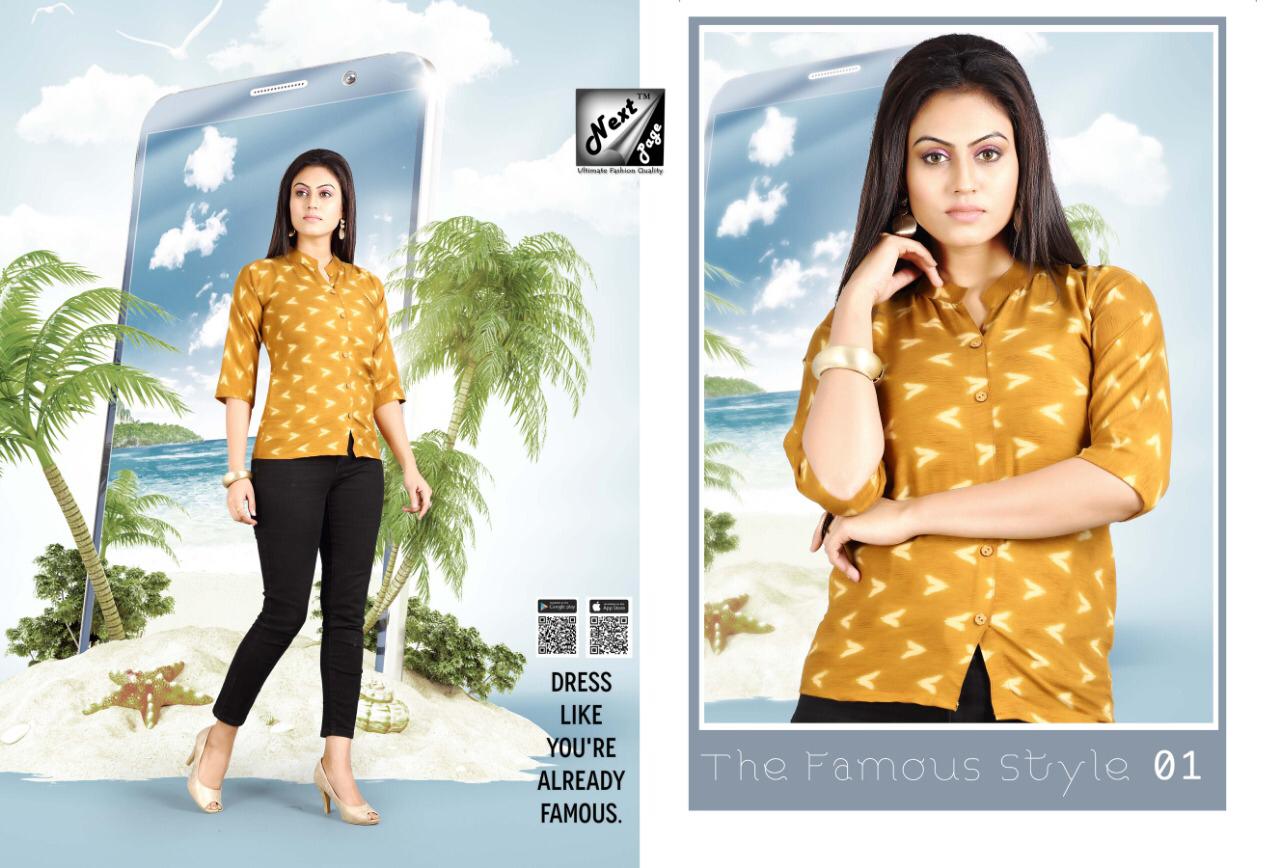 Tiny Twins By Next Page 01 To 12 Series Beautiful Colorful Stylish Fancy Casual Wear & Ethnic Wear & Ready To Wear Rayon Printed Tops At Wholesale Price