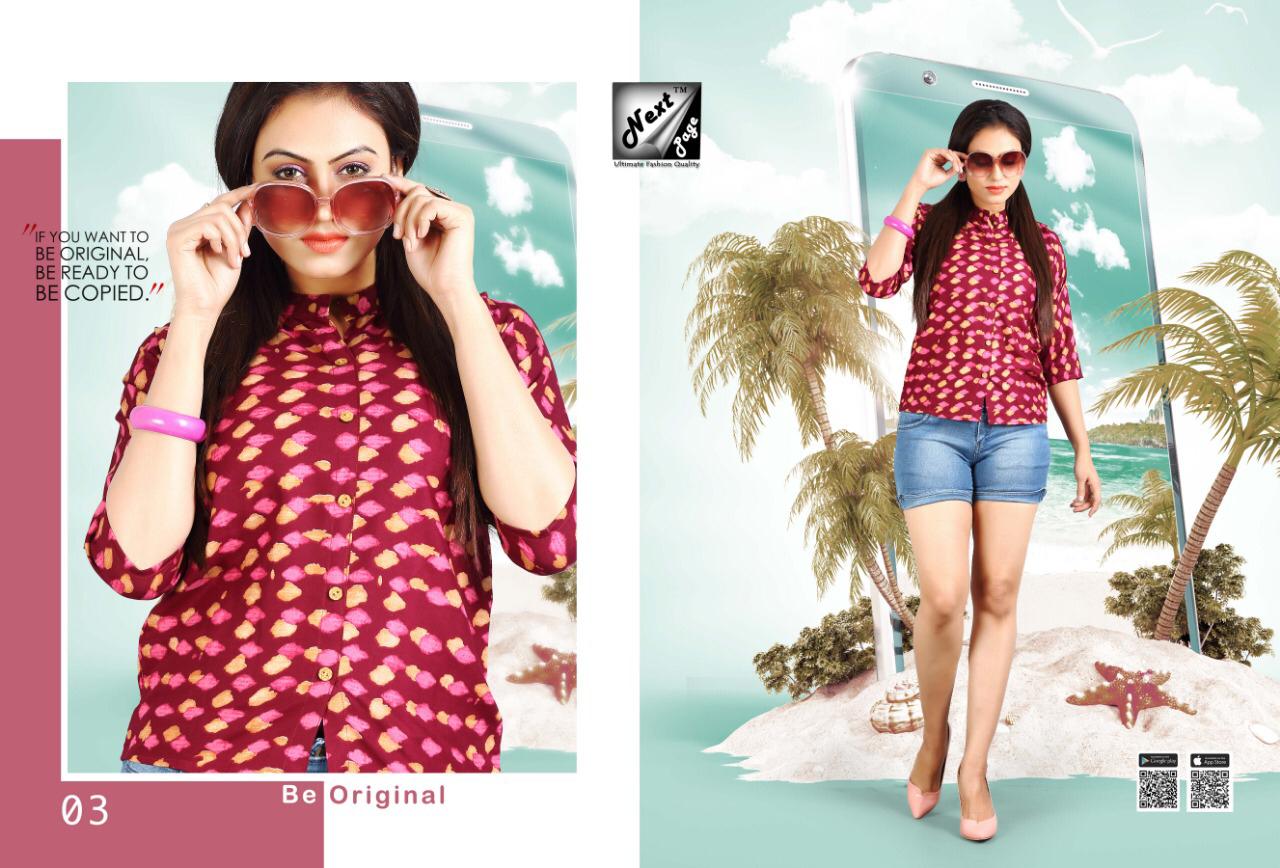 Tiny Twins By Next Page 01 To 12 Series Beautiful Colorful Stylish Fancy Casual Wear & Ethnic Wear & Ready To Wear Rayon Printed Tops At Wholesale Price