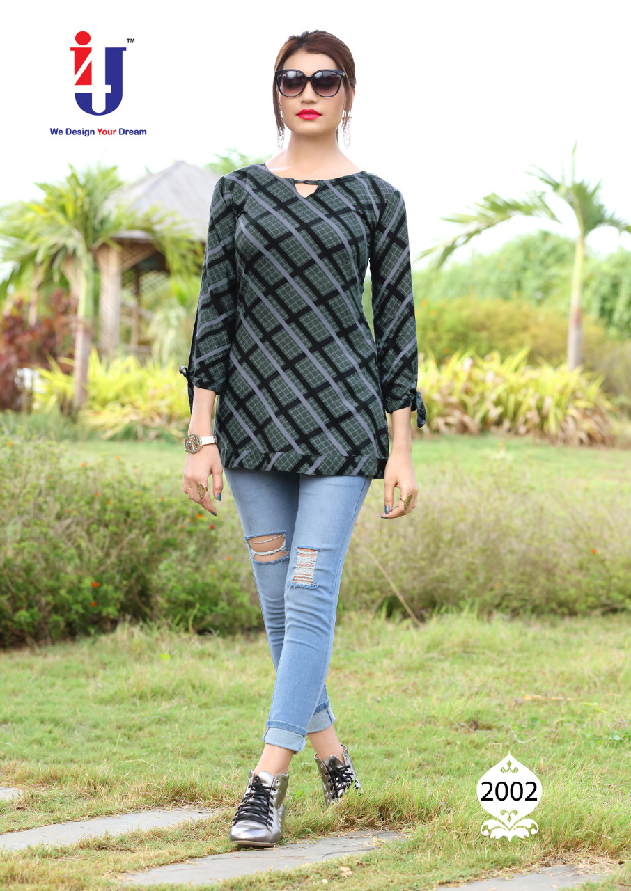 Titli By I4u 2001 To 2007 Series Beautiful Stylish Fancy Colorful Casual Wear & Ethnic Wear Rayon Printed Kurtis/ Tops At Wholesale Price