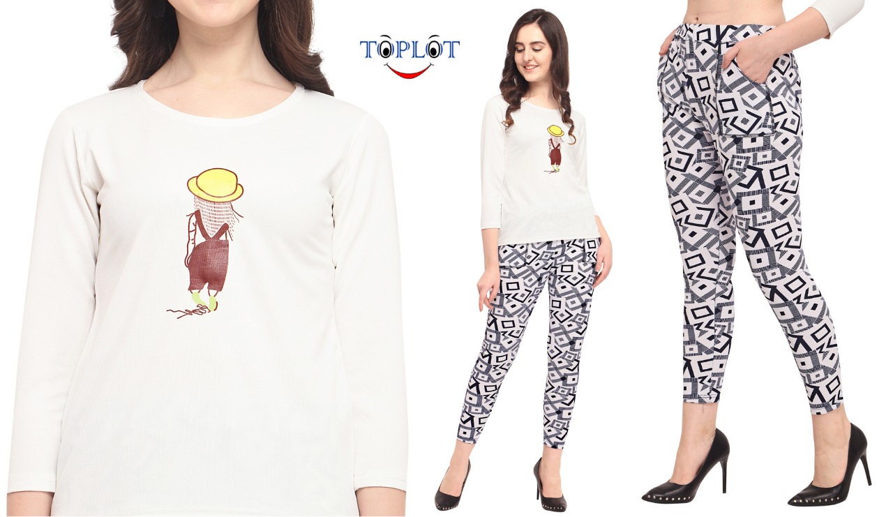 Top Lot Vol-1 By Top Lot 1001 To 1010 Series Beautiful Stylish Colorful Fancy Party Wear & Ethnic Wear & Ready To Wear Lycra Matty Tops With Bottom At Wholesale Price