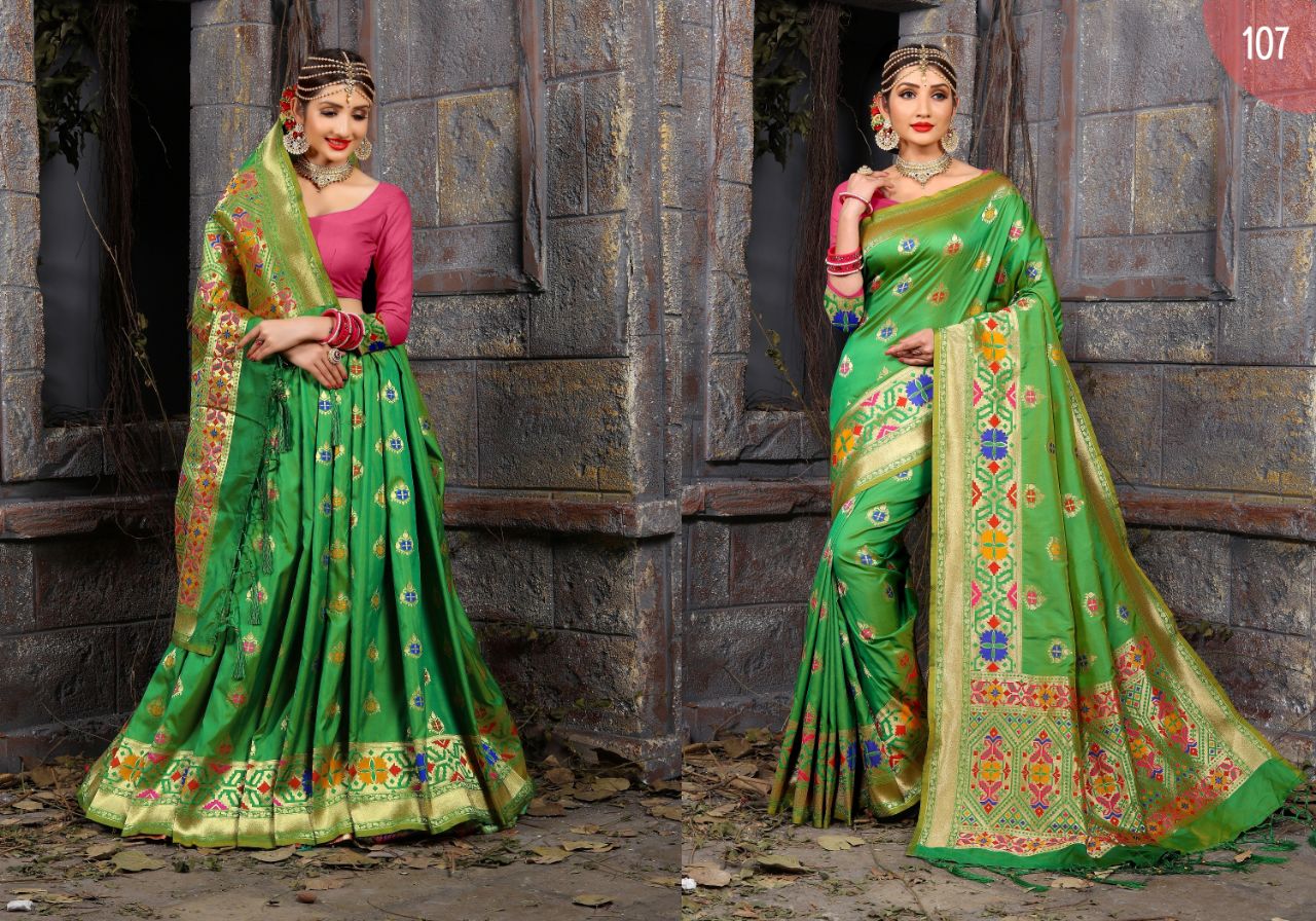 Tulip Vol-1 By Tulip 101 To 110 Series Beautiful Traditional Wear Designer Stylish Fancy Colorful Party Wear & Occasional Wear Art Silk Sarees At Wholesale Price