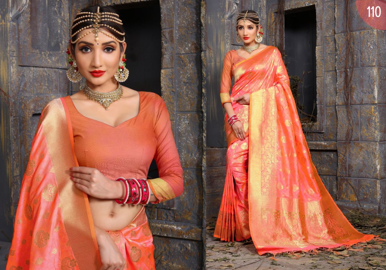 Tulip Vol-1 By Tulip 101 To 110 Series Beautiful Traditional Wear Designer Stylish Fancy Colorful Party Wear & Occasional Wear Art Silk Sarees At Wholesale Price