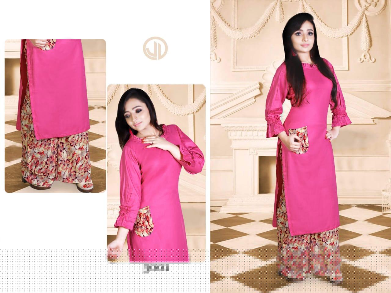Tulip By Jelly Blue 3001 To 3004 Series Beautiful Colorful Stylish Fancy Casual Wear & Ethnic Wear & Ready To Wear Jam Cotton Printed Kurtis At Wholesale Price