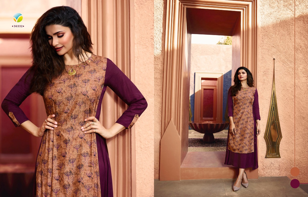 Tumbaa Destiny By Vinay Fashion 36331 To 36339 Series Beautiful Colorful Stylish Fancy Casual Wear & Ethnic Wear & Ready To Wear Dola Silk With Polo Silk Inner Kurtis At Wholesale Price