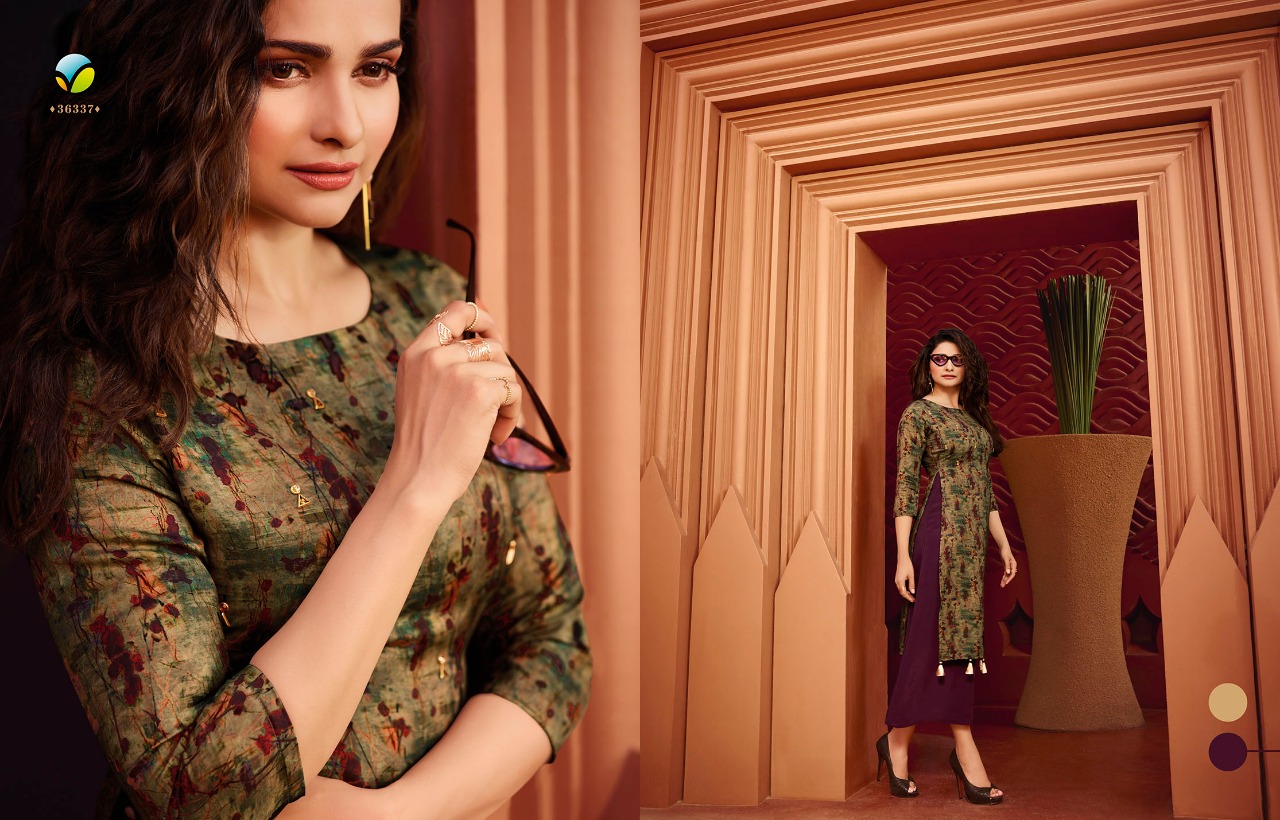 Tumbaa Destiny By Vinay Fashion 36331 To 36339 Series Beautiful Colorful Stylish Fancy Casual Wear & Ethnic Wear & Ready To Wear Dola Silk With Polo Silk Inner Kurtis At Wholesale Price