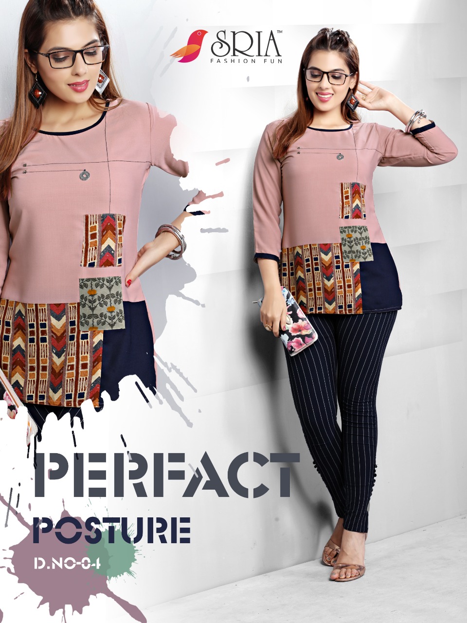 Tunics Tashan By Sria 01 To 06 Series Beautiful Designer Colorful Stylish Fancy Casual Wear & Ethnic Wear & Ready To Wear Mix Different Fabrics Kurtis At Wholesale Price