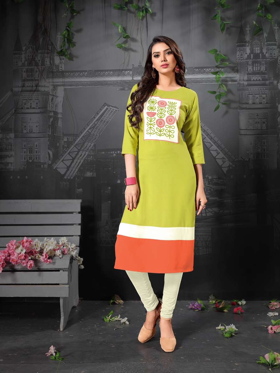 Vaarahi Vol-2 By Amore 1001 To 1008 Series Beautiful Colorful Stylish Fancy Casual Wear & Ethnic Wear Rayon Printed & Embroidered Kurtis At Wholesale Price