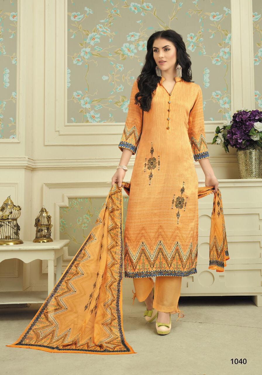 Vaarahi By Saanjh 1037 To 1042 Series Beautiful Suits Colorful Stylish Fancy Colorful Casual Wear & Ethnic Wear Viscose Bemberg Cotton With Handwork Dresses At Wholesale Price
