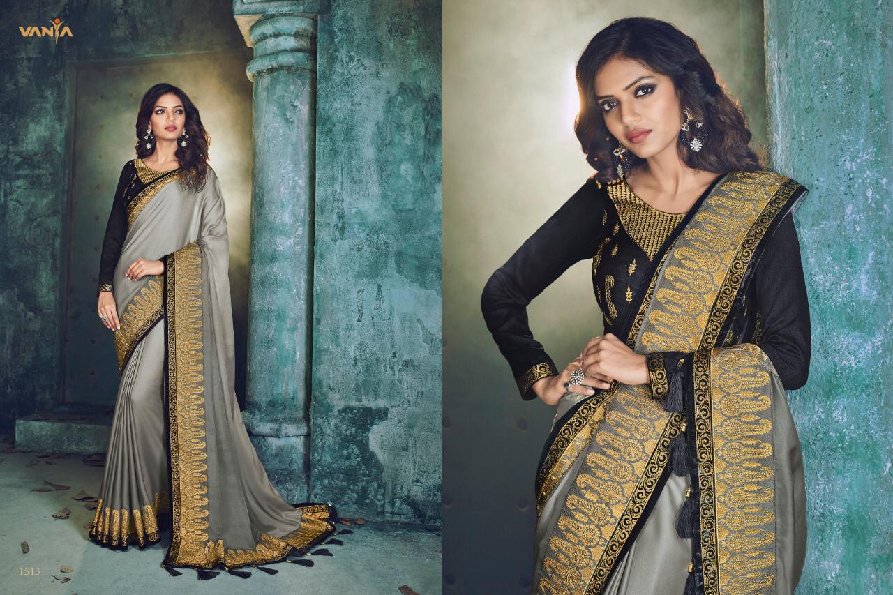 Vanya Vol-6 By Vanya 1501 To 1517 Series Indian Traditional Wear Collection Beautiful Stylish Fancy Colorful Party Wear & Occasional Wear Fancy Sarees At Wholesale Price