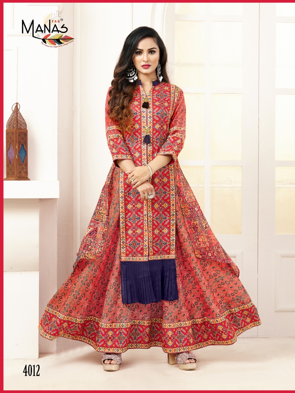 Valentina Vol-2 By Manas Fab 4009 To 4016 Series Indian Traditional Wear Collection Beautiful Stylish Fancy Colorful Party Wear & Occasional Wear Muslin Digital Printed Kurtis At Wholesale Price