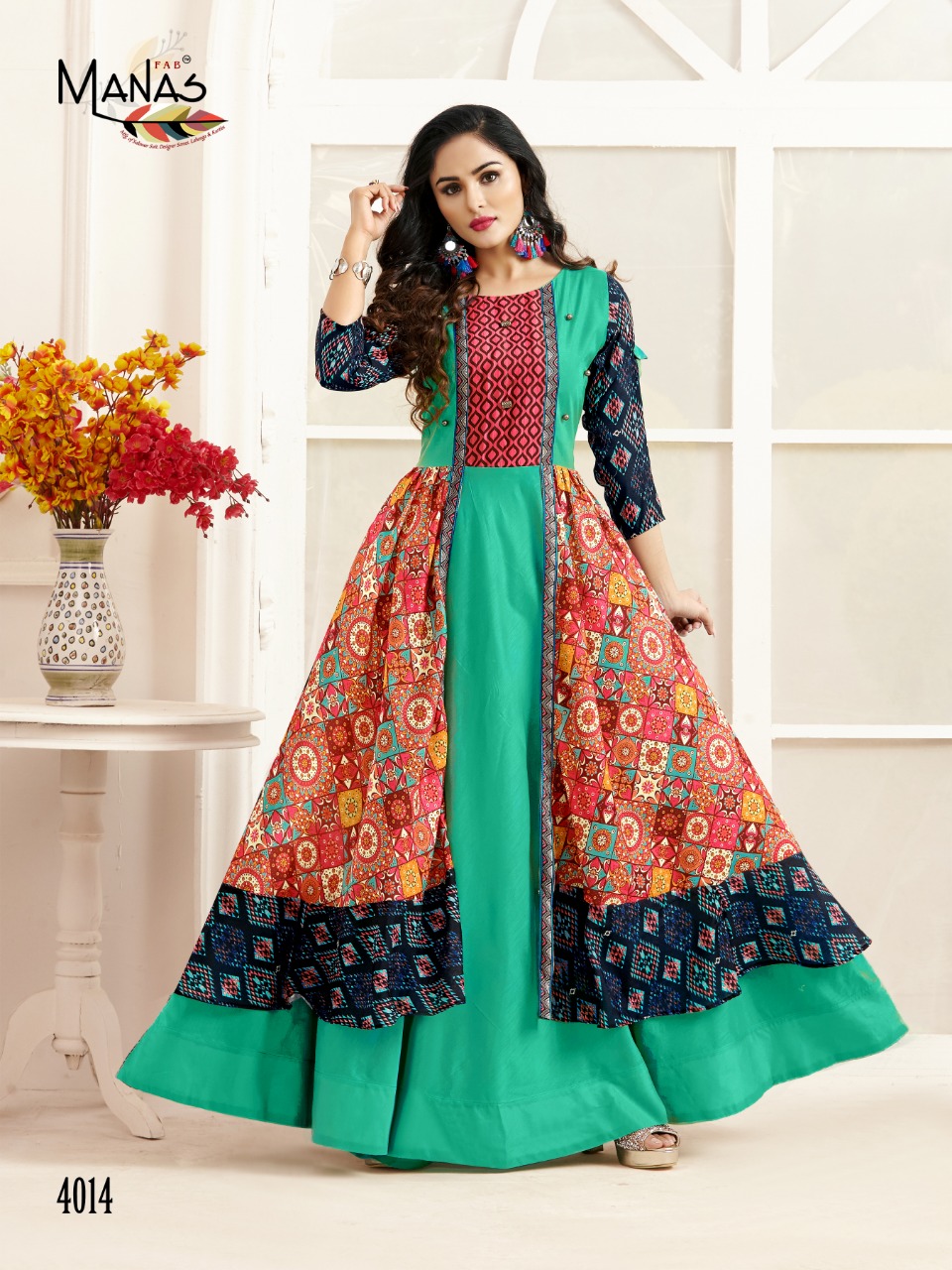 Valentina Vol-2 By Manas Fab 4009 To 4016 Series Indian Traditional Wear Collection Beautiful Stylish Fancy Colorful Party Wear & Occasional Wear Muslin Digital Printed Kurtis At Wholesale Price