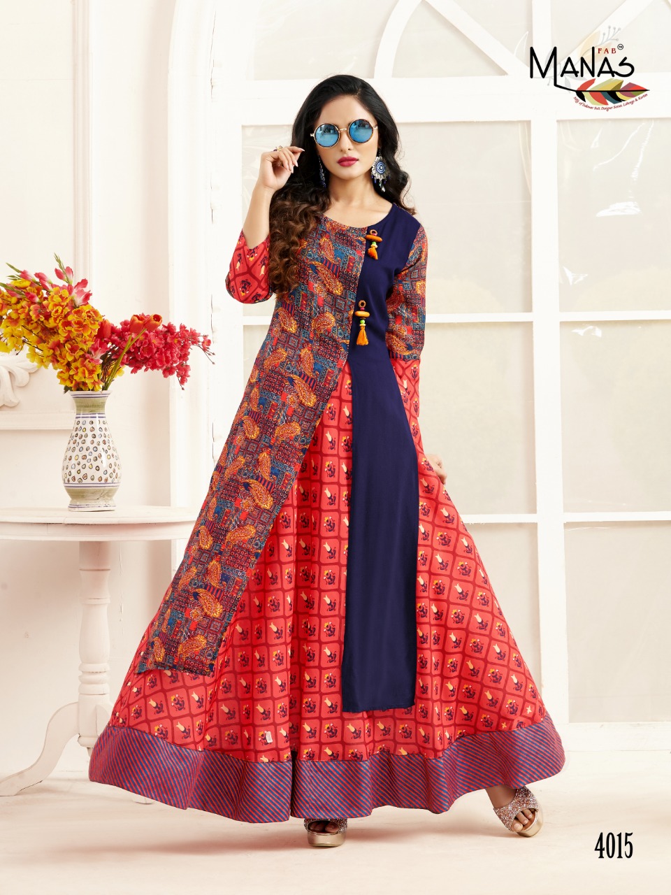 Valentina Vol-2 By Manas Fab 4009 To 4016 Series Indian Traditional Wear Collection Beautiful Stylish Fancy Colorful Party Wear & Occasional Wear Muslin Digital Printed Kurtis At Wholesale Price