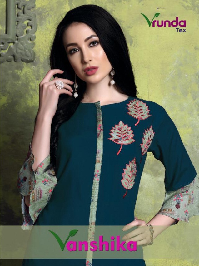Vanshika By Vrunda Tex 1101 To 1103 Series Indian Traditional Beautiful Stylish Designer Heavy Embroidered Party Wear Heavy Rayon Top And Cotton Sartin Lehengas At Wholesale Price