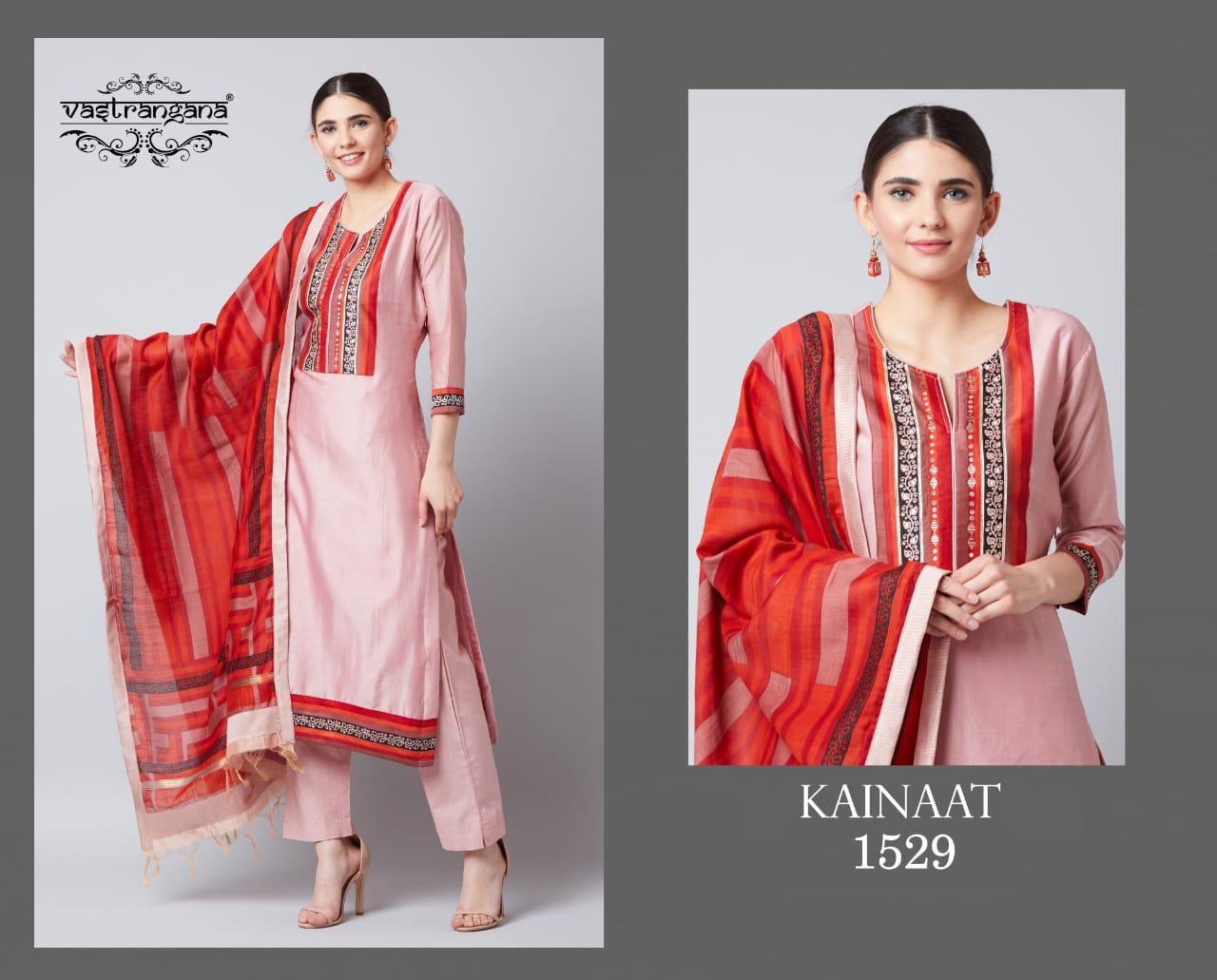 Kainaat By Vastrangana 1529 To 1542 Series Beautiful Colorful Fancy Stylish Casual Wear & Ethnic Wear Fancy Embroidery Dresses At Wholesale Price
