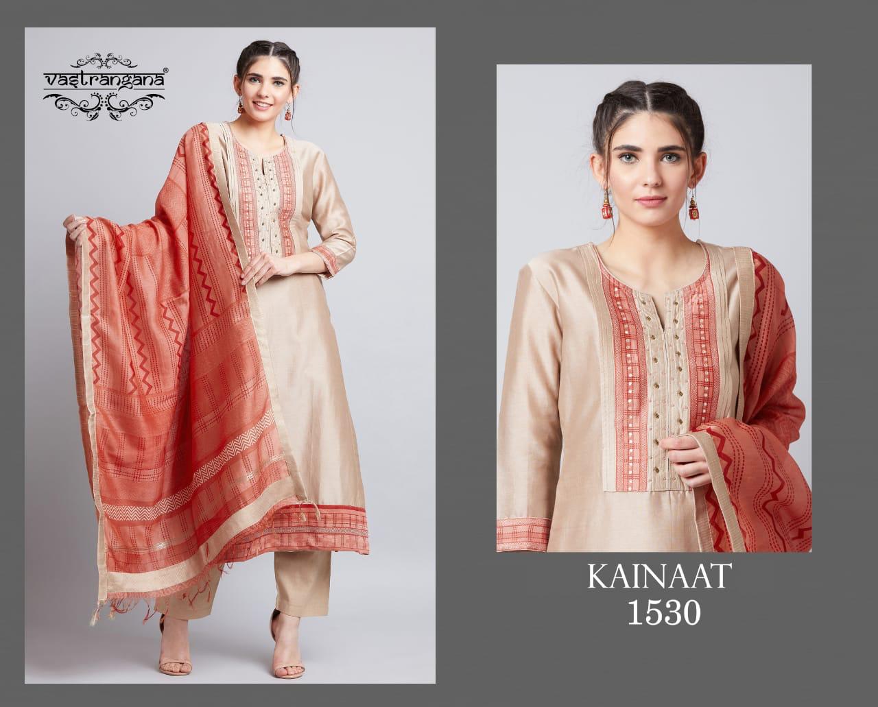 Kainaat By Vastrangana 1529 To 1542 Series Beautiful Colorful Fancy Stylish Casual Wear & Ethnic Wear Fancy Embroidery Dresses At Wholesale Price
